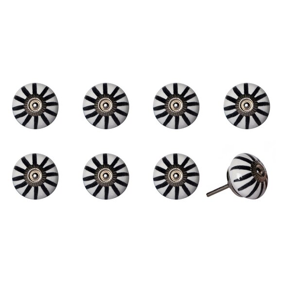 Knob-It Home Decor Classic Cabinet & Drawer Knobs | 8-Piece | K000013 - Picture 1 of 3
